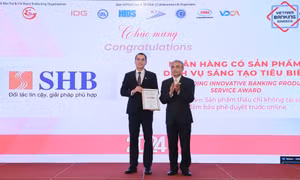 SHB được vinh danh là ‘Ngân hàng có sản phẩm dịch vụ sáng tạo tiêu biểu’