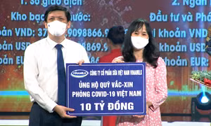 Vinamilk ủng hộ 10 tỷ đồng cho Quỹ vaccine phòng COVID-19