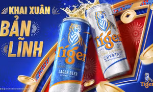 Tiger Beer chuyển mình bản lĩnh với diện mạo mới