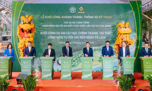 Sông Tô Lịch sẽ có diện mạo như thế nào khi Sun Group tham gia cải tạo công viên tuyến hai bên sông?