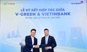 V-Green và VietinBank ký kết hợp tác, đồng hành phát triển hạ tầng trạm sạc ô tô điện VinFast