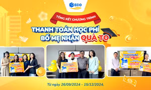 Thanh toán học phí - Bố mẹ nhận quà to