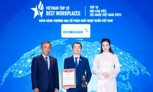Eximbank được vinh danh 3 hạng mục top 10 – top 50 – top 500 Nhà tuyển dụng và Môi trường làm việc tốt nhất Việt Nam năm 2025