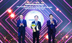 Eximbank được vinh danh 'Sản phẩm công nghệ và chuyển đổi số tiêu biểu năm 2025'