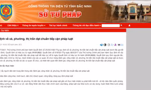 Bắc Ninh: Còn 11 xã, phường, thị trấn chưa đạt chuẩn tiếp cận pháp luật