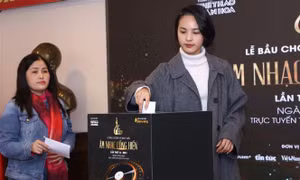 Đang diễn ra lễ bầu chọn và trao giải thưởng âm nhạc Cống hiến lần thứ 16-2021