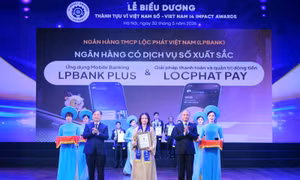 LPBank lập 'cú đúp' giải thưởng tại Vietnam I4 Impact Awards 2026