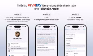 Ví VNPAY trở thành phương thức thanh toán cho App Store và các dịch vụ Apple tại Việt Nam