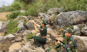 Chắc tay súng giữ vững bình yên vùng biên giới 