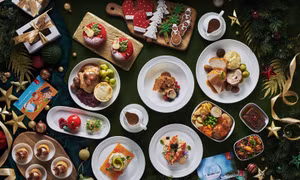 Ẩm thực Giáng sinh trên những tầng mây