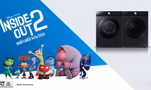 Samsung hợp tác cùng Disney và Pixar quảng bá máy giặt sấy Bespoke AI™ trong chiến dịch truyền thông ra mắt bộ phim 'Inside Out 2”