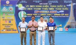  Khai mạc Giải quần vợt Vô địch Năng khiếu toàn quốc và Vô địch Thanh thiếu niên toàn quốc – Cúp Hanaka 2022
