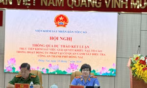 Thông qua dự thảo kết luận kiểm sát tại Công an thành phố Đồng Nai