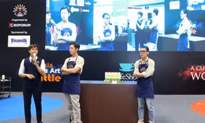 Vinamilk khẳng định vị thế trong pha chế tại đấu trường quốc tế Asia Latte Art
