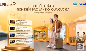 Tích điểm lên đến 10% cùng thẻ tín dụng LPBank