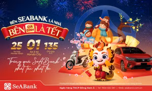 Kỷ niệm thành lập 30 năm, SeABank dành hơn 2 tỷ đồng tri ân khách hàng