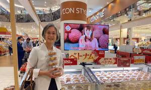 Hàng Việt Nam tiếp tục chinh phục hệ thống siêu thị AEON tại Nhật Bản