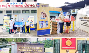 Vinamilk đẩy mạnh hành trình tiếp sức tuyến đầu chống COVID-19