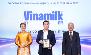 Vinamilk tiếp tục là một trong 50 công ty kinh doanh hiệu quả nhất Việt Nam