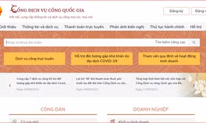 Đẩy nhanh việc thực hiện thủ tục hành chính trên Cổng Dịch vụ công Quốc gia