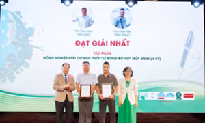 Lễ trao giải cuộc thi viết 'Nông nghiệp hữu cơ - Vì sự tăng trưởng xanh phát triển bền vững'