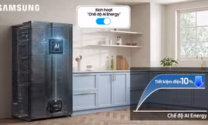 Ra mắt tủ lạnh Side by Side trang bị công nghệ AI