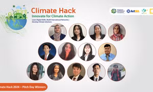 Hợp tác xuyên biên giới, giải quyết thách thức về khí hậu tại Climate Hack 2024