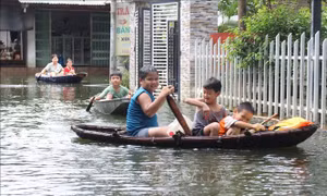 Mực nước sông Bùi giảm nhẹ, huyện Chương Mỹ giảm 1 thôn bị ngập