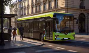 VinFast giới thiệu xe buýt điện tại châu Âu, lần đầu ra mắt thị trường quốc tế