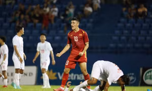 U19 Việt Nam đứng đầu bảng sau trận thắng U19 Myanmar 2 - 0