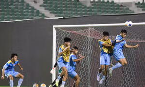 U17 Việt Nam tự tin ra biển lớn
