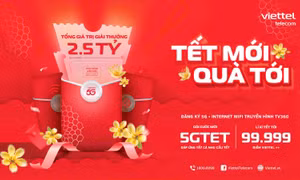 Viettel tri ân khách hàng dịp Tết Ất Tỵ với loạt ưu đãi xuyên Tết