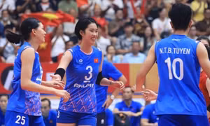 Tuyển bóng chuyền nữ Việt Nam chinh phục SEA V.League 2025