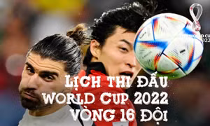 Lịch thi đấu, trực tiếp mới nhất vòng 1/8 World Cup 2022
