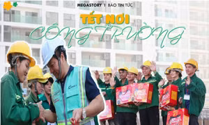 Tết nơi công trường