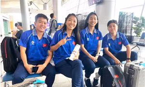 Tuyển nữ Việt Nam lên đường sang Thái Lan tham dự SEA Games 33