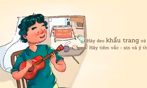  'Chiếc khăn gió ấm' phiên bản nâng cao tinh thần chống dịch COVID-19