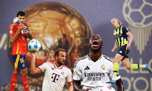 Quả bóng Vàng: Vắng tên Messi và Ronaldo