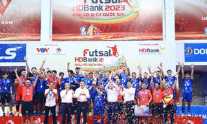 CLB Thái Sơn Nam lấy lại 'ngôi vương' ở giải Vô địch quốc gia bóng đá futsal 2023