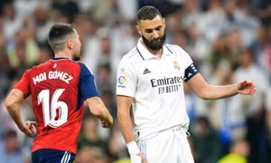 Bị Osasuna cầm hòa, Real Madrid mất ngôi đầu La Liga