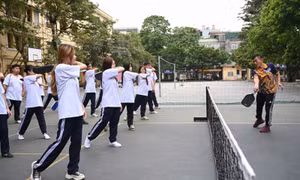 Sinh viên ‘phát sốt’ khi pickleball trở thành môn học ở một trường đại học