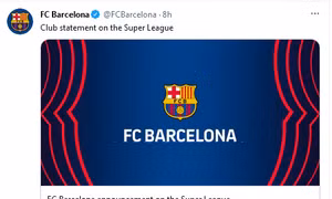 Barcelona sẽ tham gia Super League