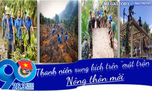 Thanh niên xung kích trên 'mặt trận' nông thôn mới