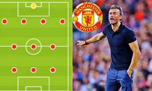 Enrique sẽ gây ấn tượng với đội hình MU nào nếu thay Ole Solskjaer?