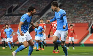 Đánh gục Quỷ đỏ, Man City đối đầu Tottenham ở chung kết cúp Liên đoàn Anh