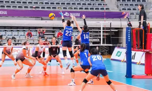 Giải bóng chuyền nữ Thượng Hải Future Star: Việt Nam đánh bại U21 Canada