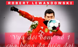 Lewandowski - 'Vua dội bom' số 1 của bóng đá hiện đại