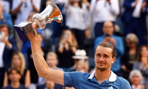 Đánh bại Jarry, Zverev lần thứ 2 vô địch Rome Masters