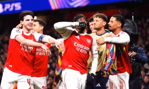Bảng xếp hạng Champions League: Arsenal chính thức đi tiếp
