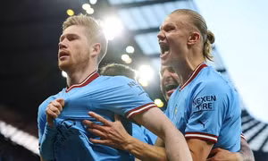 Vùi dập Arsenal 4-1, Man City tràn đầy cơ hội bảo vệ ngôi vô địch